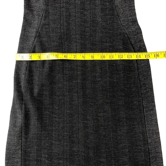 Theory Gray Wool Blend Body Con Knee Length Dress Career Professional - Picture 12 of 14